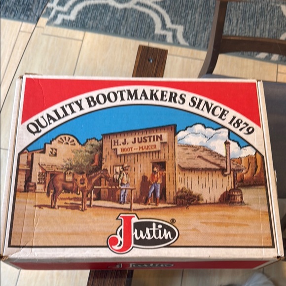 Black Justin Cowboy Boots - Picture 13 of 13